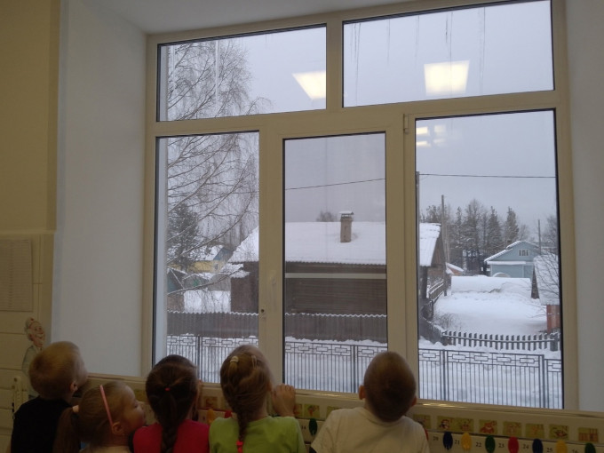 Наблюдение за сосульками.